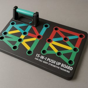 15-in-1 Push Up Board - Solid Construction for Full-Body Strength Training