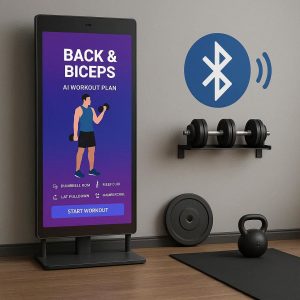 Smart Home Gym System - Bluetooth Connectivity & AI Workout Plans
